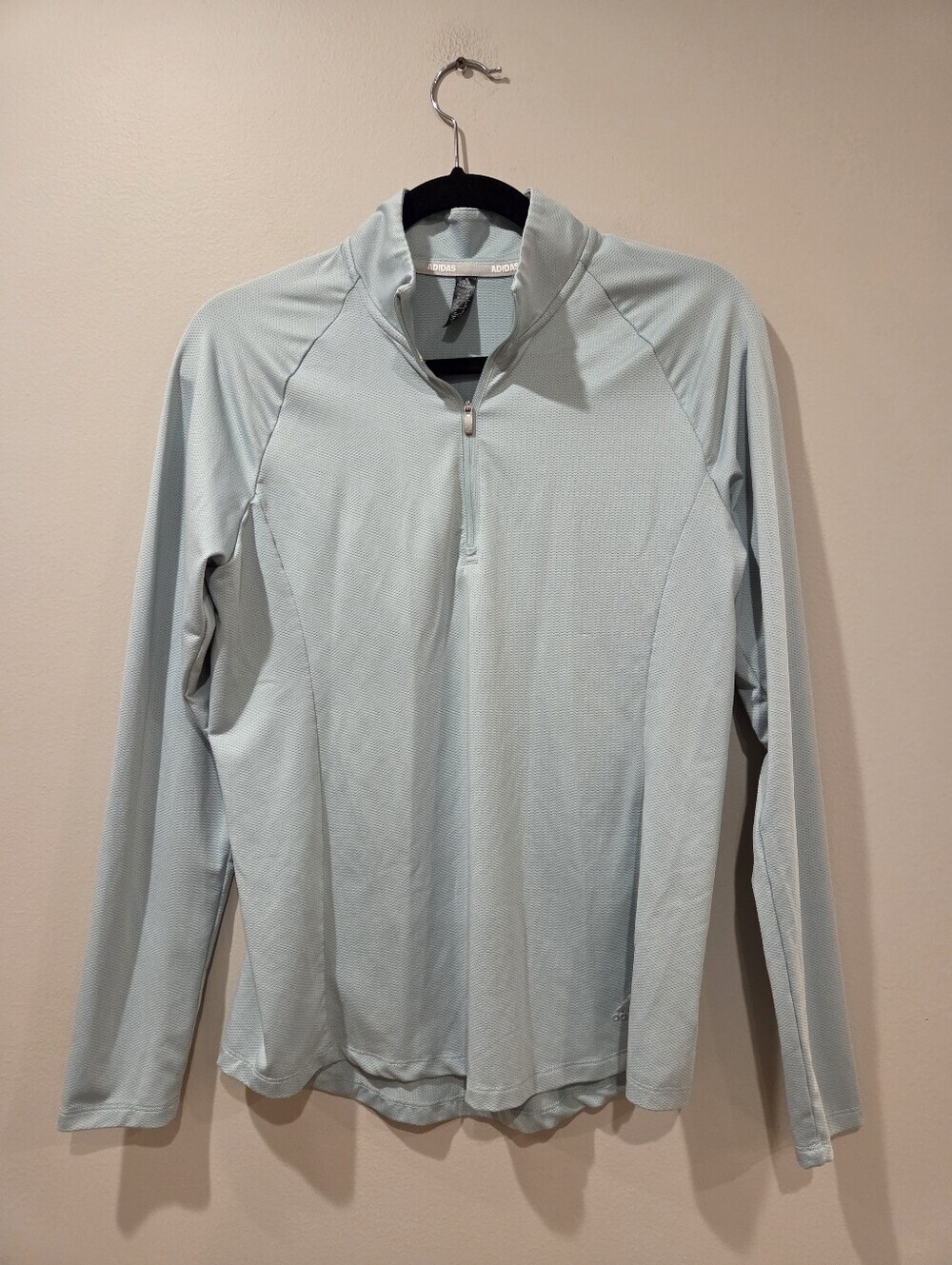 ADIDAS Women's Golf Quarter Zip - Mint Green